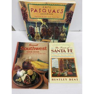 Sante Fe Southwest Cooking 3 book bundle
